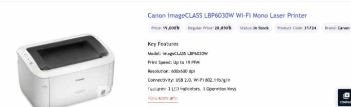 Canon image class lbp 6030w wifi supported